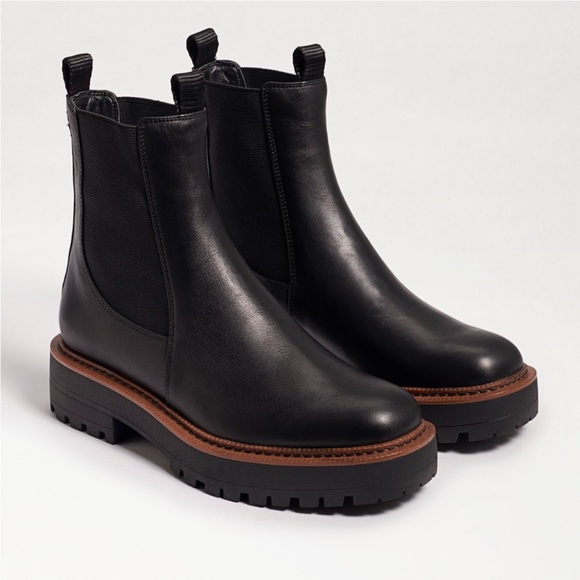 Sam Edelman Black Ankle Boots - Picture 1 of 7